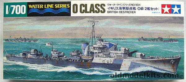 Tamiya 1/700 British 'O' Class Destroyers - Two Kits - G04 / G17 / G29 / G39 / G48 / G66 / G80 / G98, 31904-600 plastic model kit
